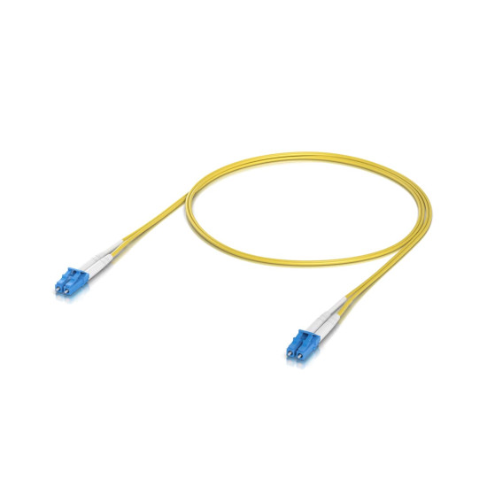 Patch cord fibră optică Ubiquiti UniFi OS2 single-mode duplex LC UPC, 1 m, set 50 bucăți, UACC-OFC-S2-LULU-1M-50